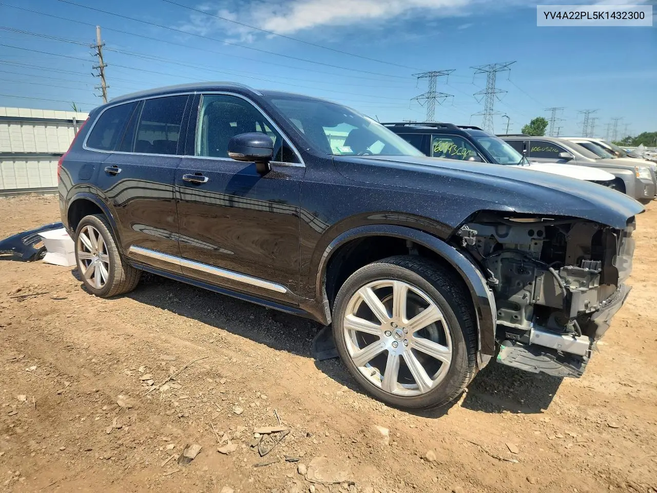 2019 Volvo Xc90 T6 Inscription VIN: YV4A22PL5K1432300 Lot: 60299496