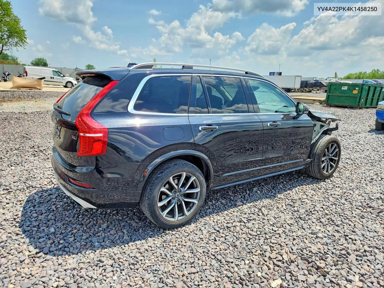 2019 Volvo Xc90 T6 Momentum VIN: YV4A22PK4K1458250 Lot: 60500506