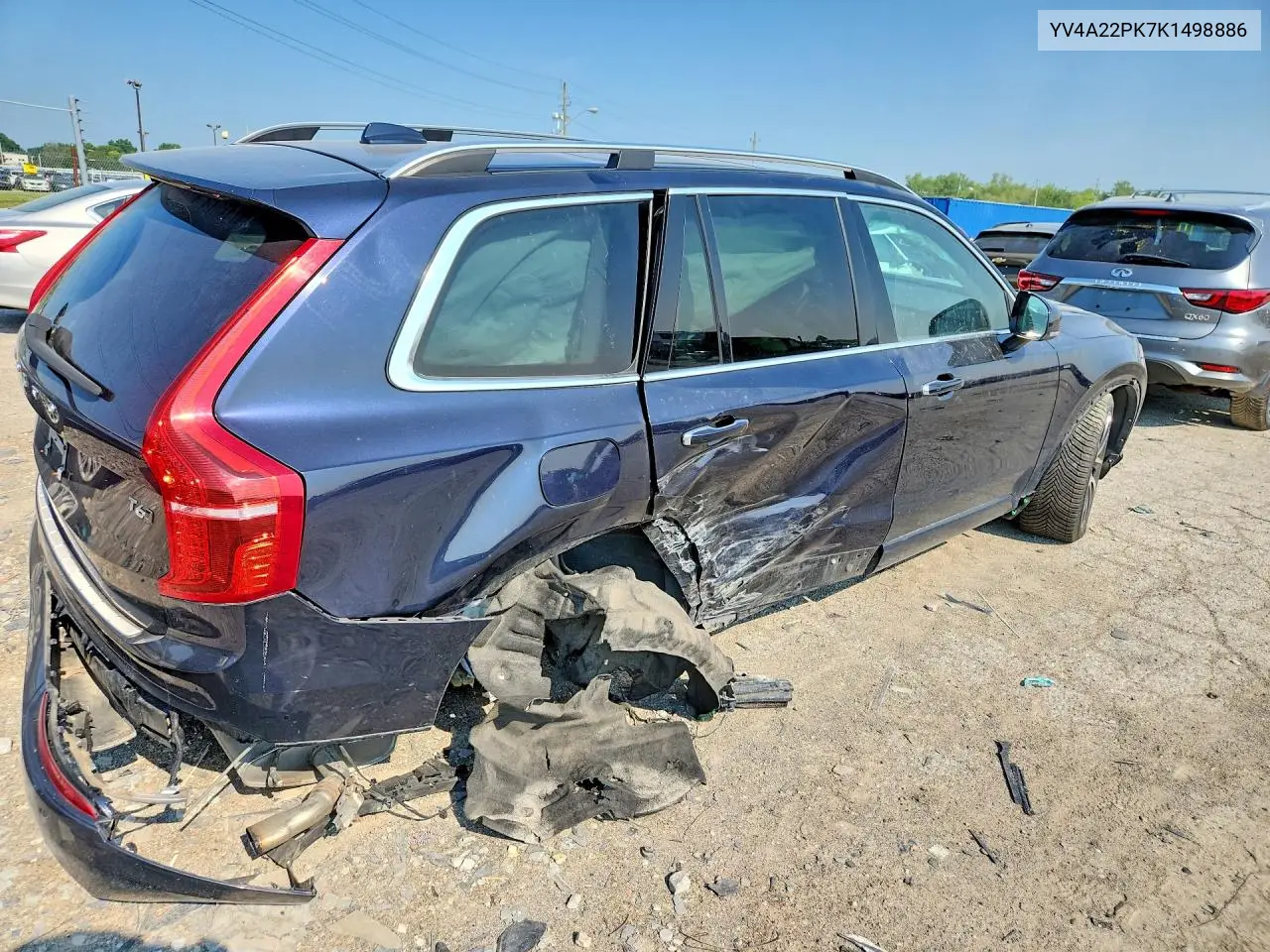 2019 Volvo Xc90 T6 Momentum VIN: YV4A22PK7K1498886 Lot: 60681966