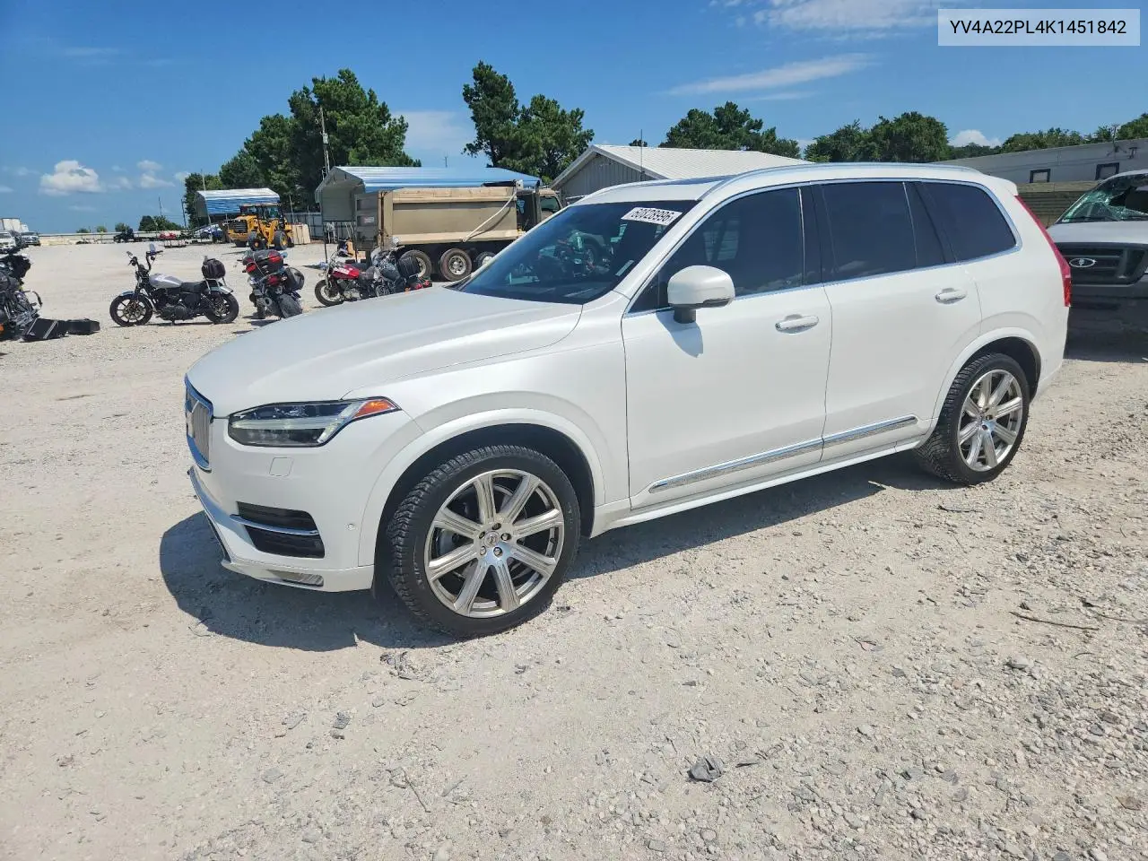 2019 Volvo Xc90 T6 Inscription VIN: YV4A22PL4K1451842 Lot: 60828996