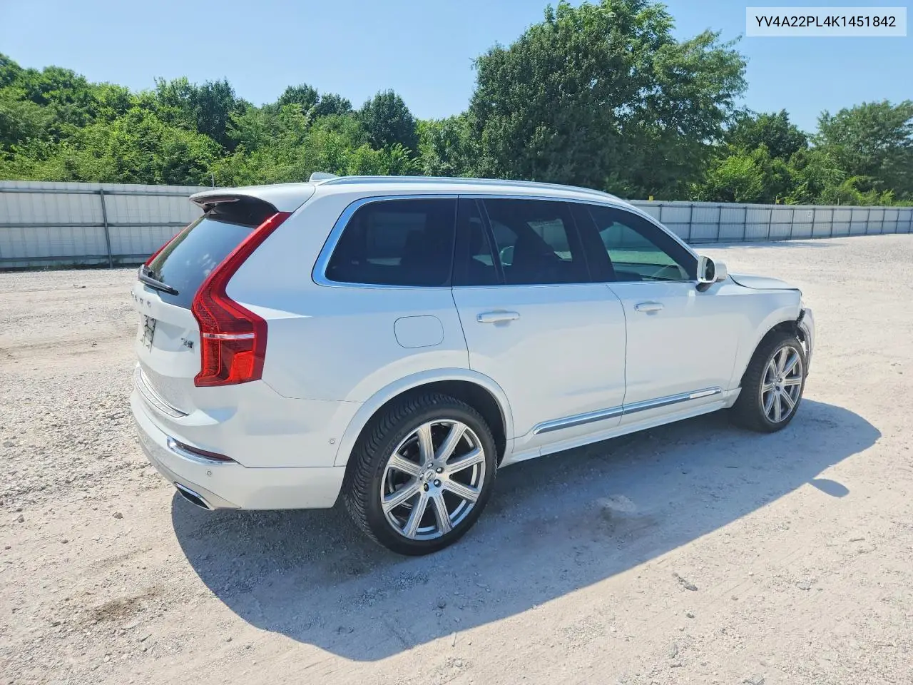 2019 Volvo Xc90 T6 Inscription VIN: YV4A22PL4K1451842 Lot: 60828996