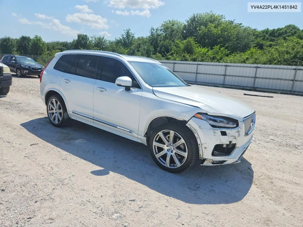 2019 Volvo Xc90 T6 Inscription VIN: YV4A22PL4K1451842 Lot: 60828996