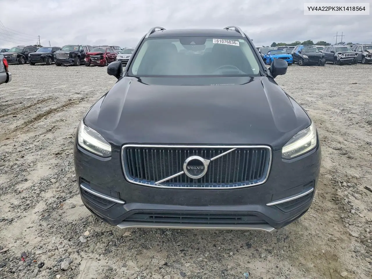 2019 Volvo Xc90 T6 Momentum VIN: YV4A22PK3K1418564 Lot: 61076836