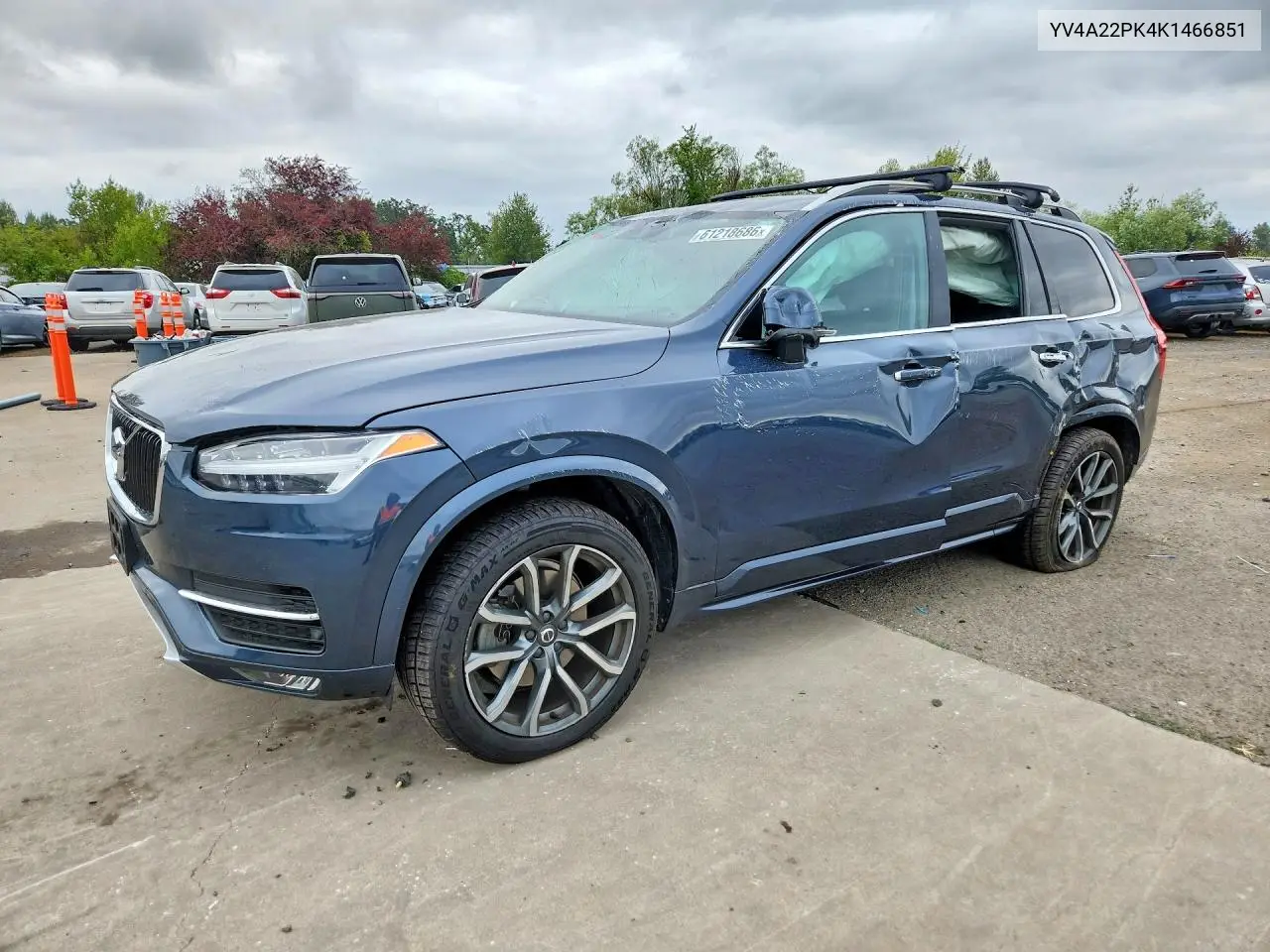 2019 Volvo Xc90 T6 Momentum VIN: YV4A22PK4K1466851 Lot: 61218686