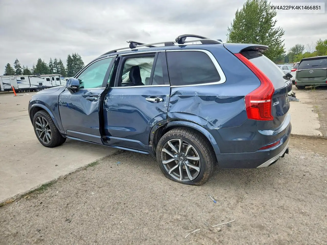 2019 Volvo Xc90 T6 Momentum VIN: YV4A22PK4K1466851 Lot: 61218686