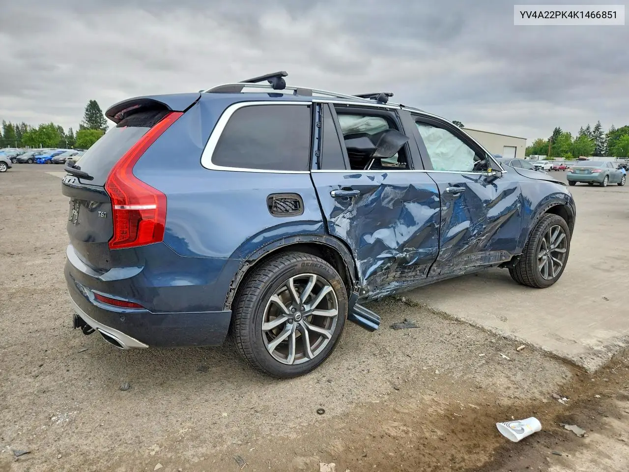 2019 Volvo Xc90 T6 Momentum VIN: YV4A22PK4K1466851 Lot: 61218686
