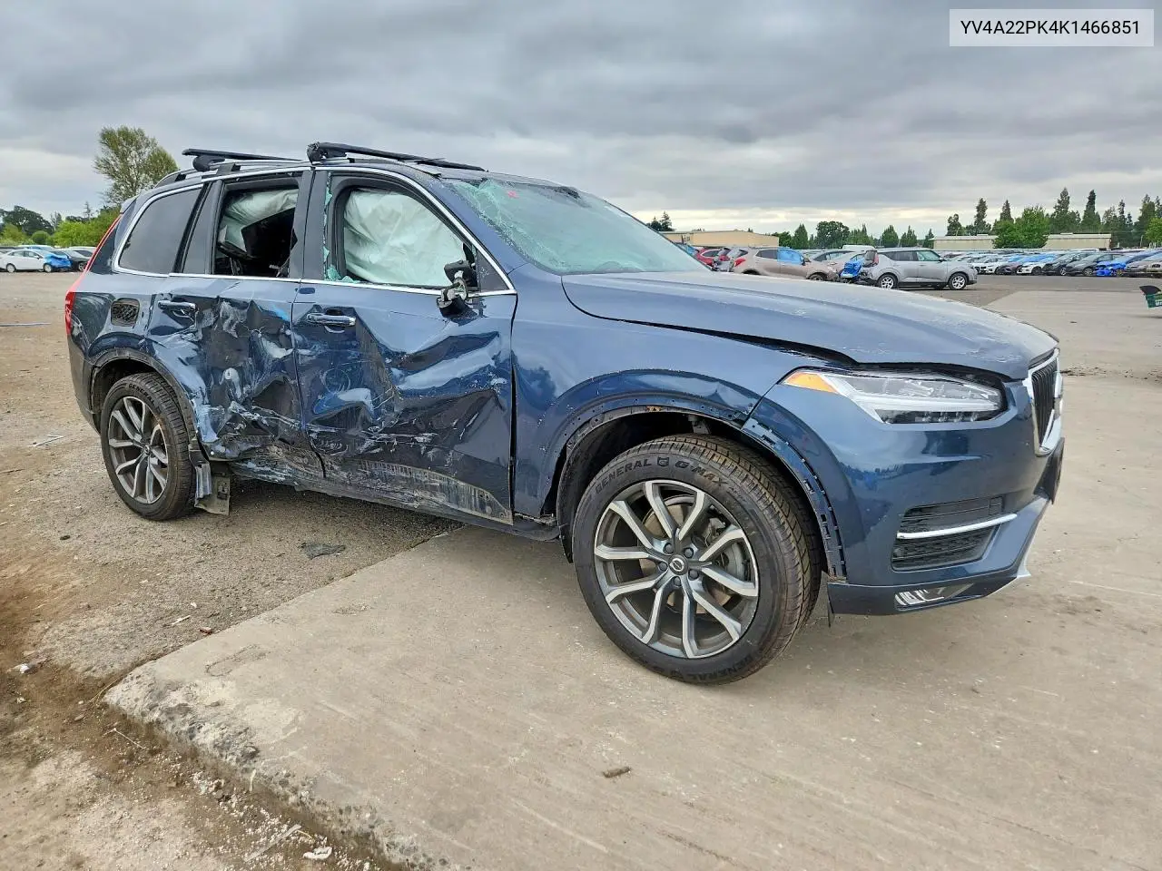 2019 Volvo Xc90 T6 Momentum VIN: YV4A22PK4K1466851 Lot: 61218686