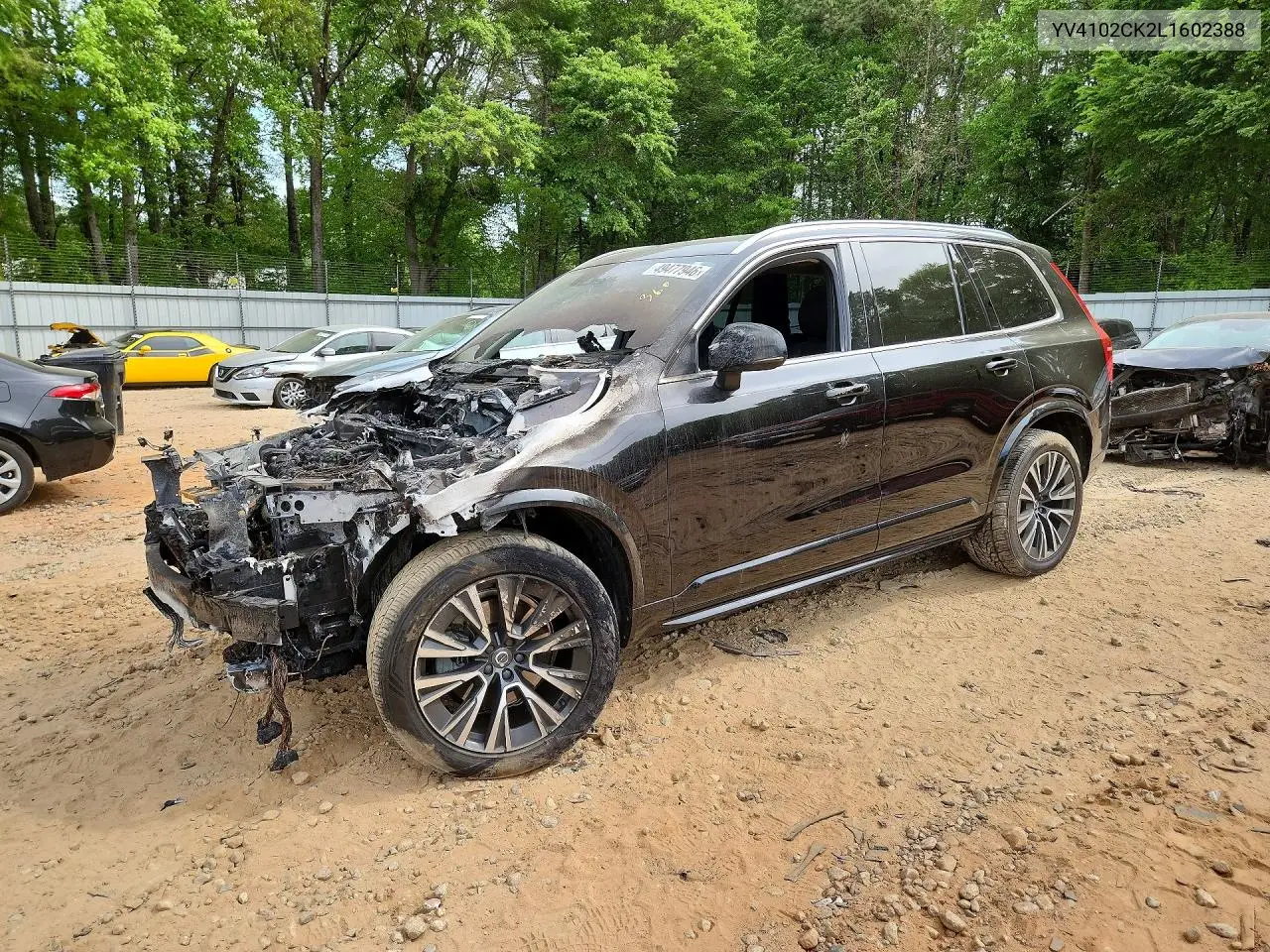 2020 Volvo Xc90 VIN: YV4102CK2L1602388 Lot: 49477946