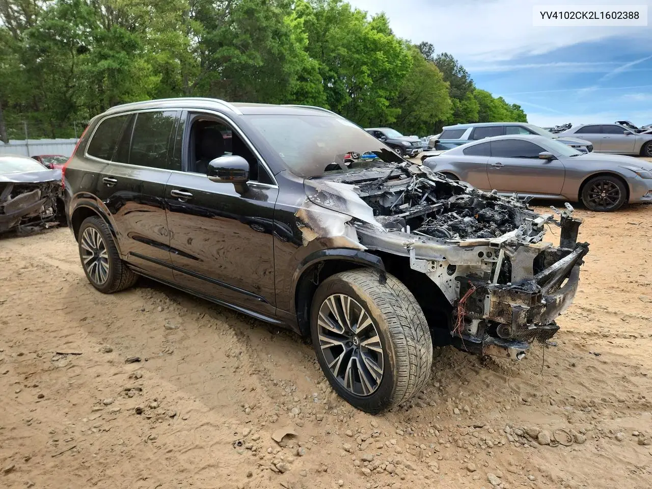 2020 Volvo Xc90 VIN: YV4102CK2L1602388 Lot: 49477946