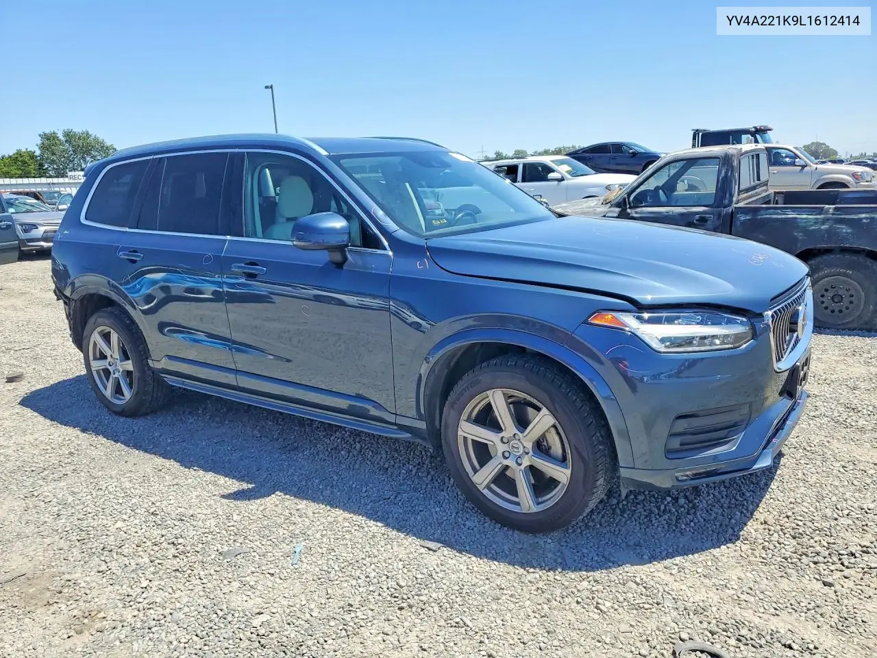 2020 Volvo Xc90 T6 Momentum VIN: YV4A221K9L1612414 Lot: 56108996