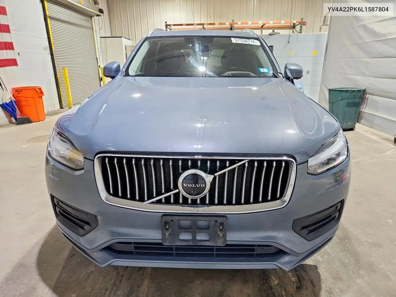 2020 Volvo Xc90 T6 Momentum VIN: YV4A22PK6L1587804 Lot: 57534716