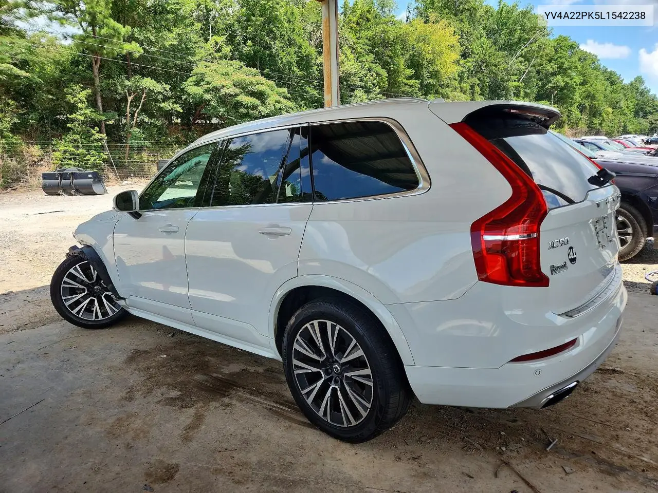 2020 Volvo Xc90 T6 Momentum VIN: YV4A22PK5L1542238 Lot: 59085546