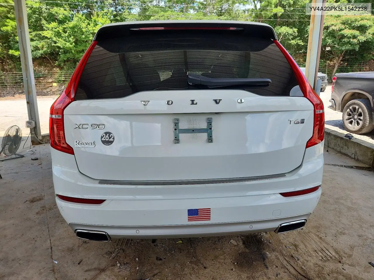 2020 Volvo Xc90 T6 Momentum VIN: YV4A22PK5L1542238 Lot: 59085546