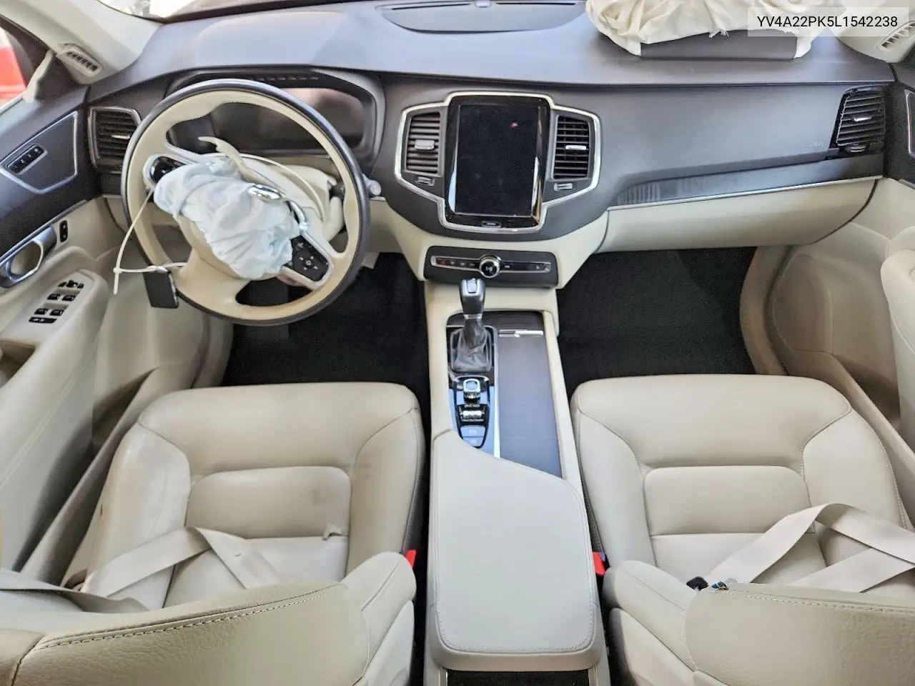 2020 Volvo Xc90 T6 Momentum VIN: YV4A22PK5L1542238 Lot: 59085546
