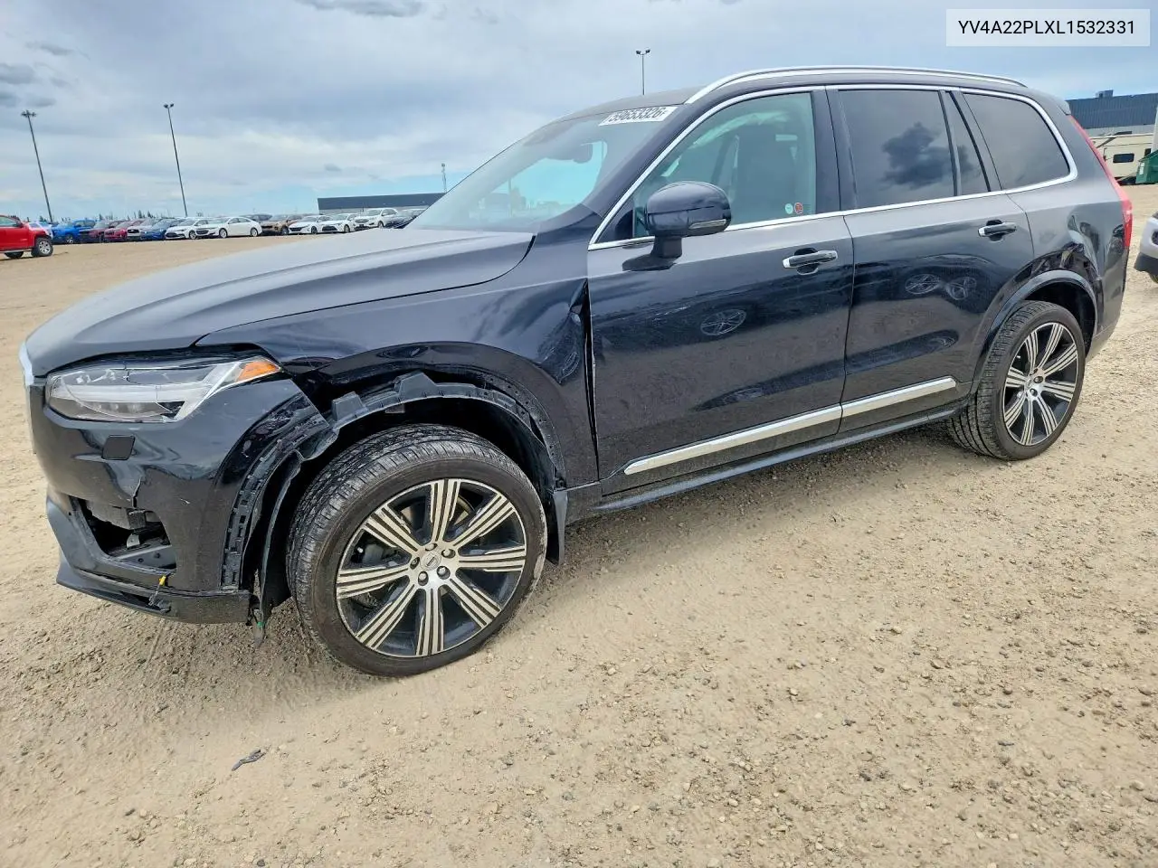 2020 Volvo Xc90 T6 Inscription VIN: YV4A22PLXL1532331 Lot: 59653326