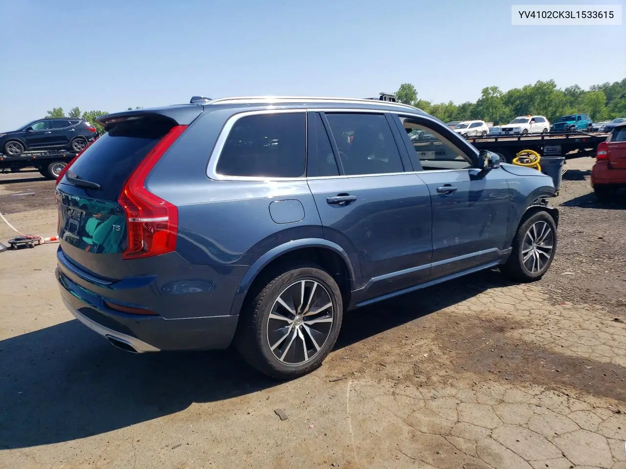 2020 Volvo Xc90 T5 Momentum VIN: YV4102CK3L1533615 Lot: 59768716