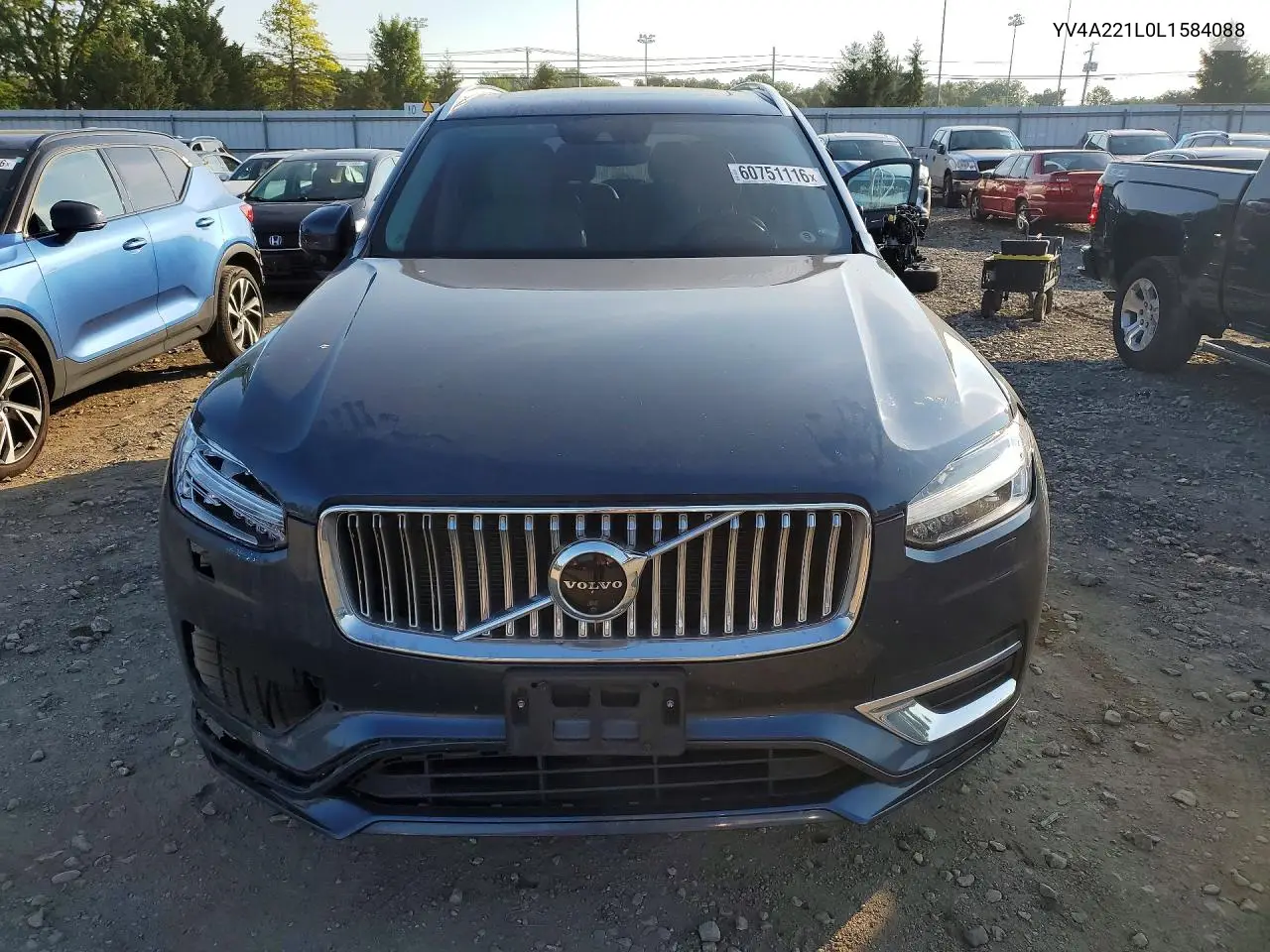 2020 Volvo Xc90 T6 Inscription VIN: YV4A221L0L1584088 Lot: 60751116