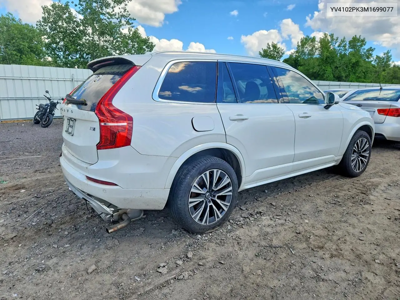 2021 Volvo Xc90 T5 Momentum VIN: YV4102PK3M1699077 Lot: 57376246