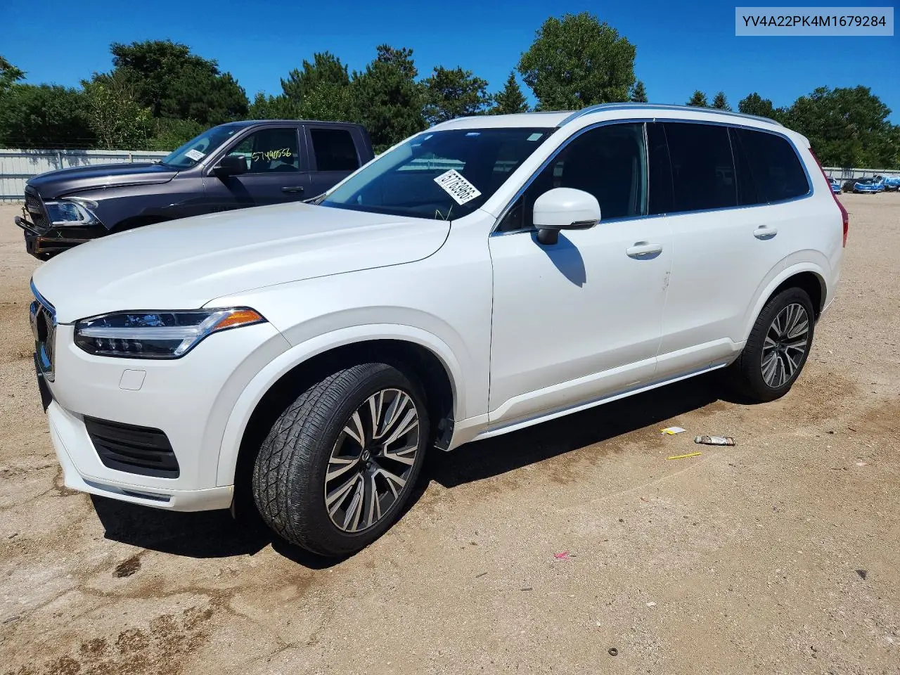 2021 Volvo Xc90 T6 Momentum VIN: YV4A22PK4M1679284 Lot: 57763966