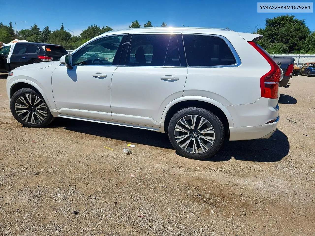 2021 Volvo Xc90 T6 Momentum VIN: YV4A22PK4M1679284 Lot: 57763966