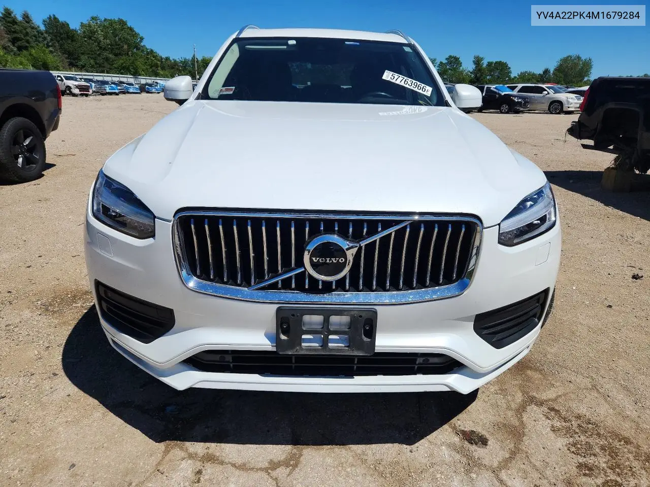 2021 Volvo Xc90 T6 Momentum VIN: YV4A22PK4M1679284 Lot: 57763966