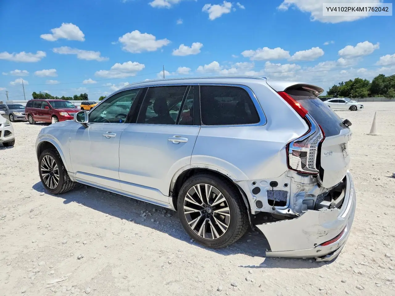 2021 Volvo Xc90 T5 Momentum VIN: YV4102PK4M1762042 Lot: 58782756