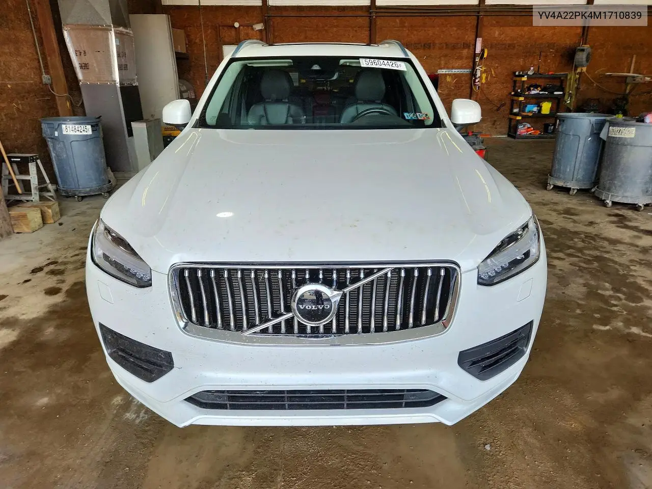 2021 Volvo Xc90 T6 Momentum VIN: YV4A22PK4M1710839 Lot: 59604426