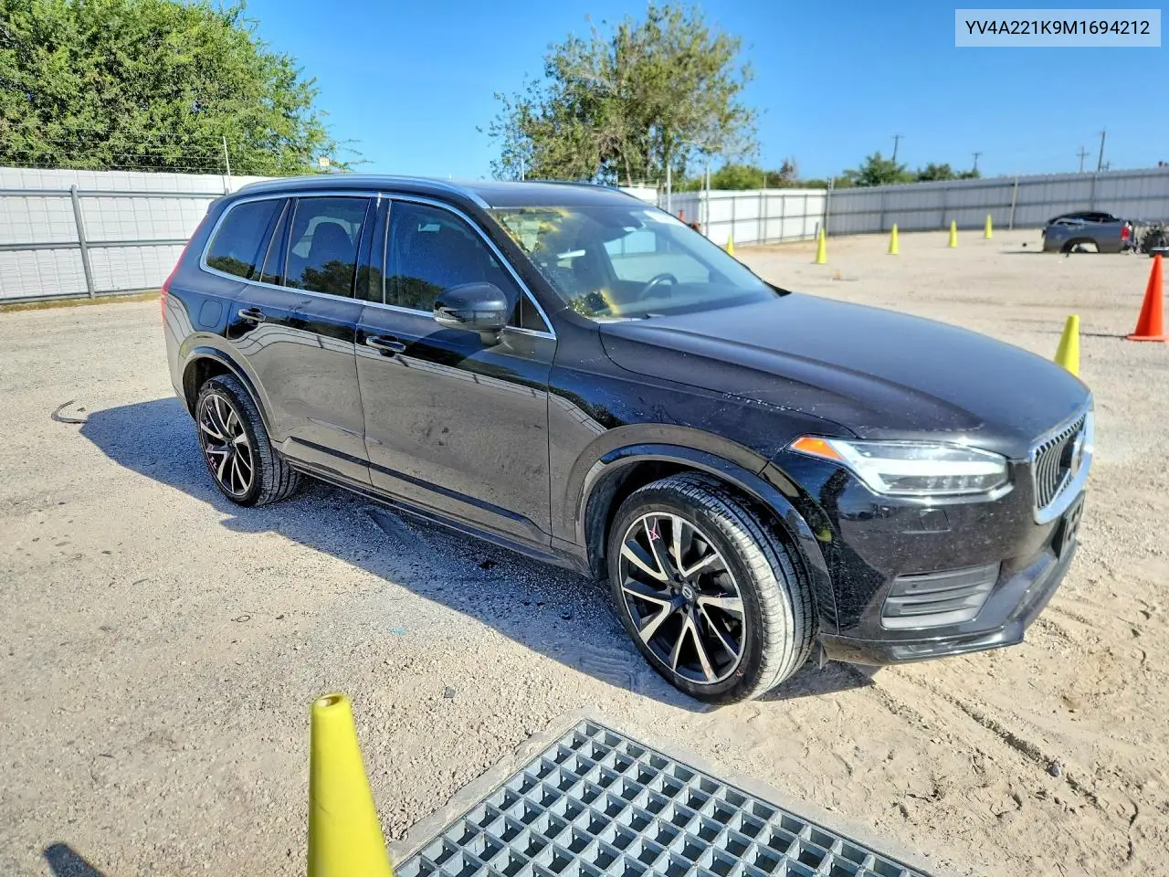 2021 Volvo Xc90 T6 Momentum VIN: YV4A221K9M1694212 Lot: 60232676