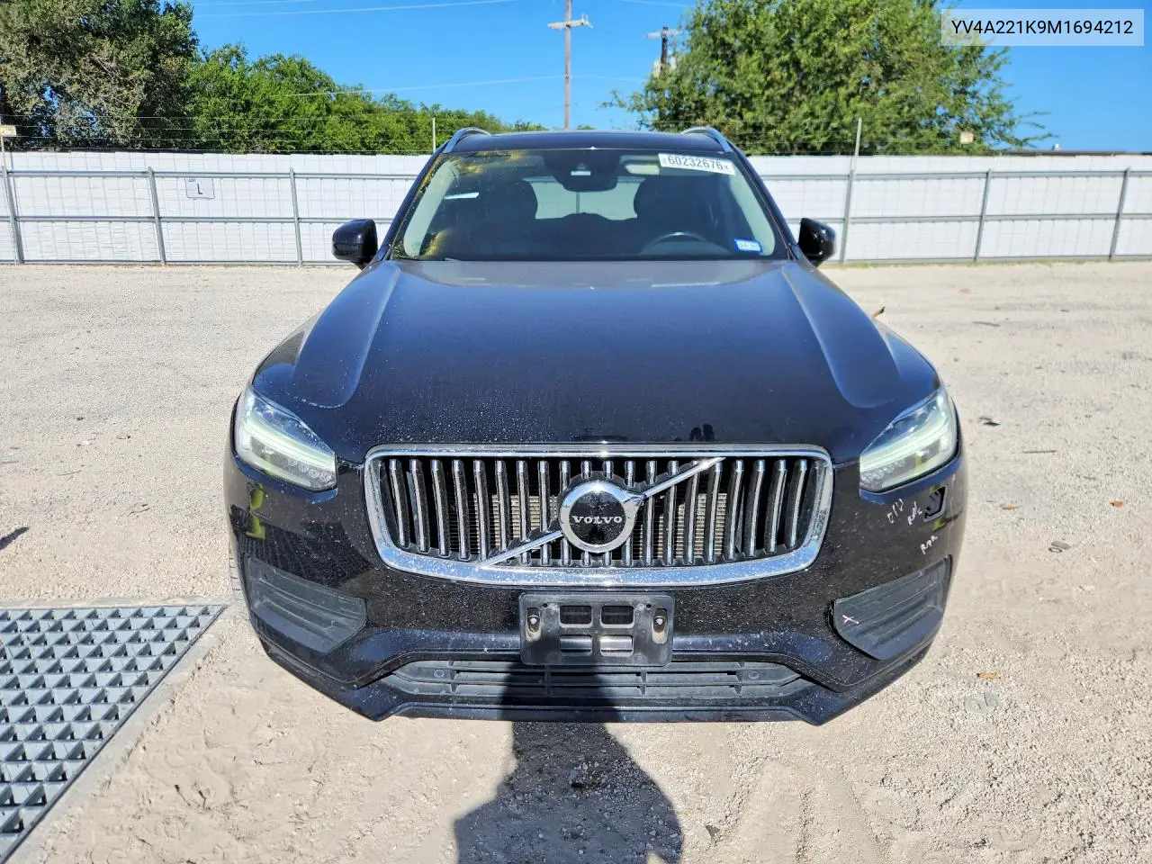 2021 Volvo Xc90 T6 Momentum VIN: YV4A221K9M1694212 Lot: 60232676