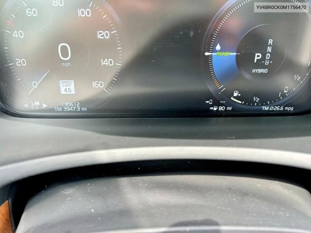 2021 Volvo Xc90 Recharge Plug-In Hybrid T8 Inscription Expression 7 Passenger VIN: YV4BR0CK0M1756470 Lot: 60412726