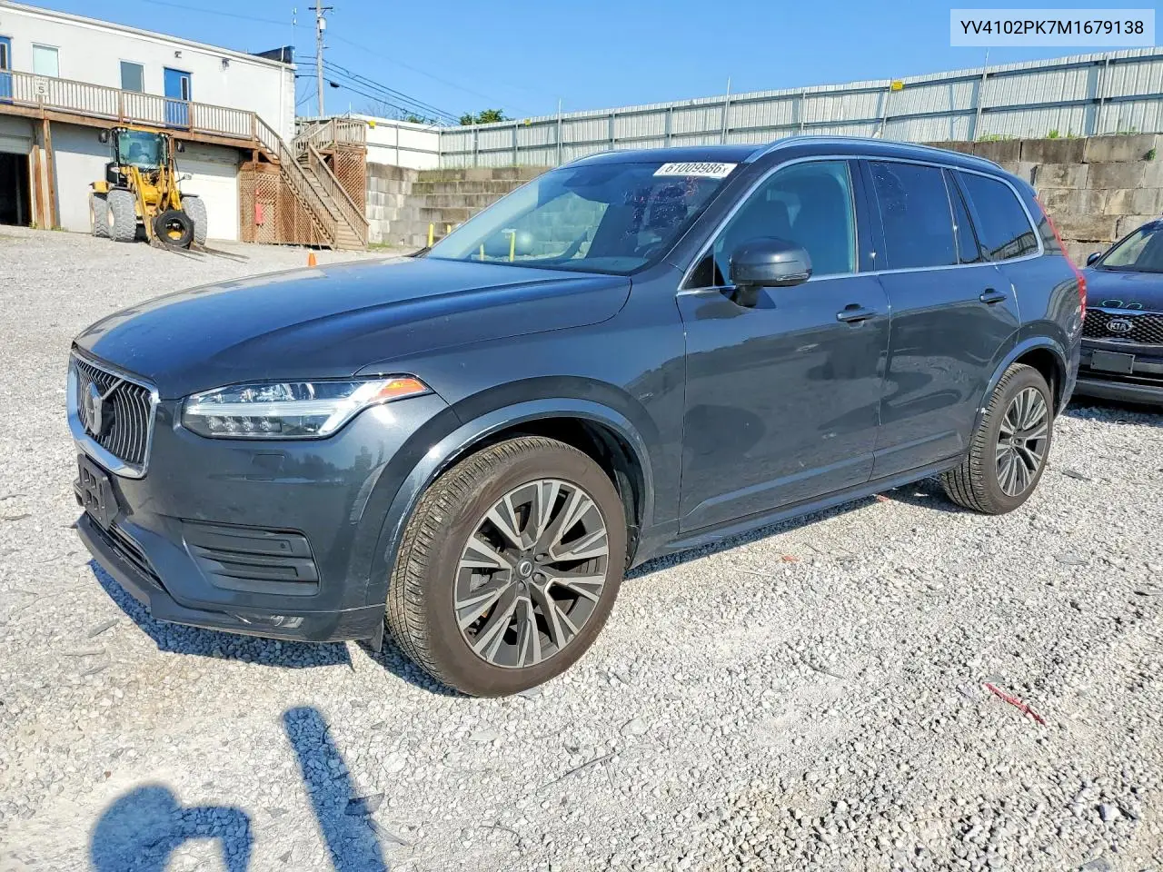 2021 Volvo Xc90 T5 Momentum VIN: YV4102PK7M1679138 Lot: 61009986