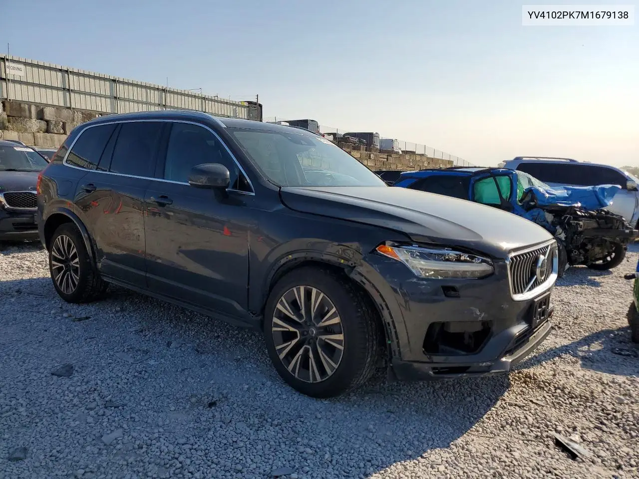 2021 Volvo Xc90 T5 Momentum VIN: YV4102PK7M1679138 Lot: 61009986