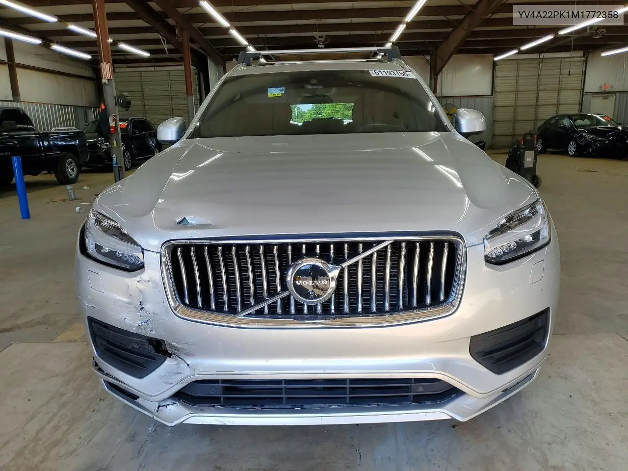 2021 Volvo Xc90 T6 Momentum VIN: YV4A22PK1M1772358 Lot: 61193156