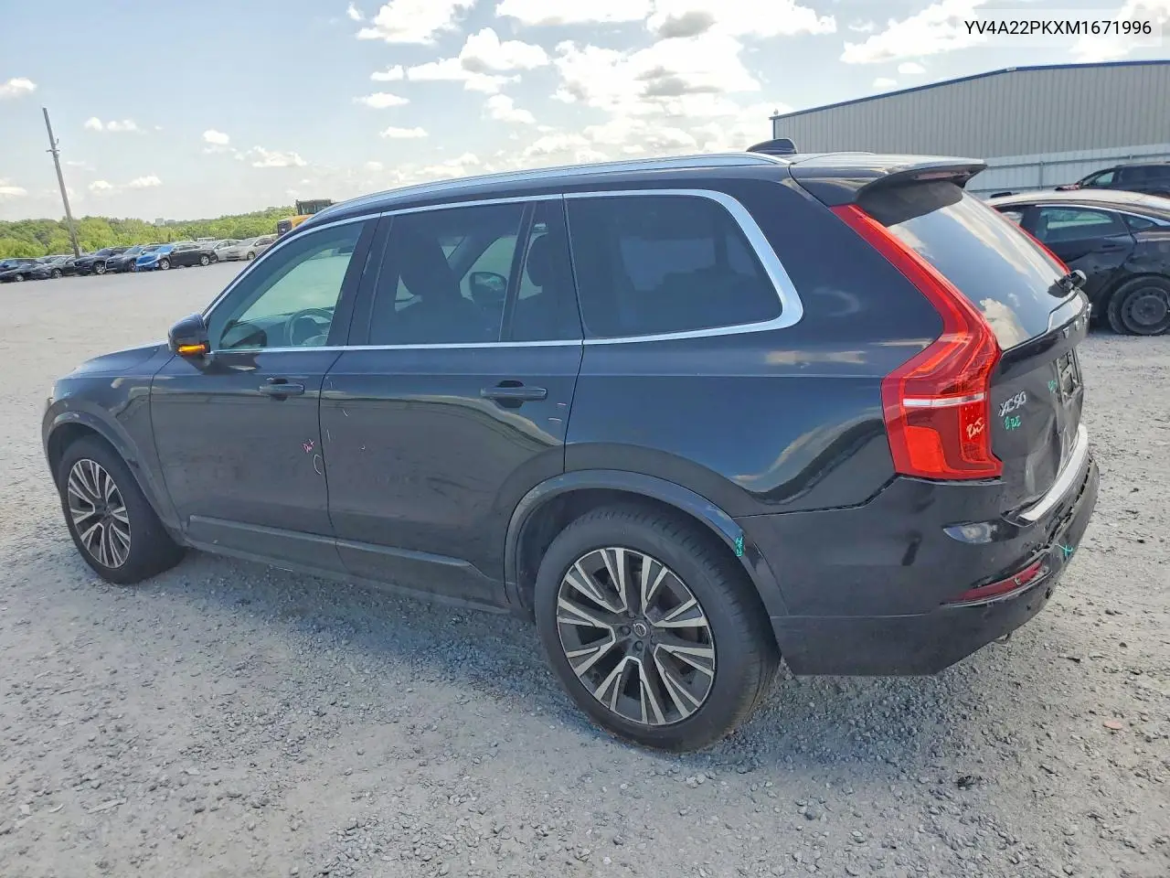 2021 Volvo Xc90 T6 Momentum VIN: YV4A22PKXM1671996 Lot: 61737926