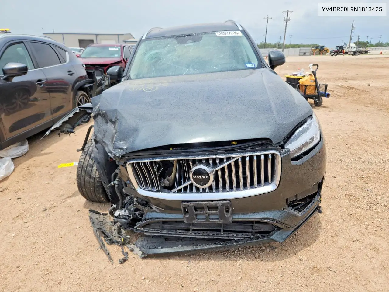 2022 Volvo Xc90 T8 Recharge Inscription VIN: YV4BR00L9N1813425 Lot: 58097236