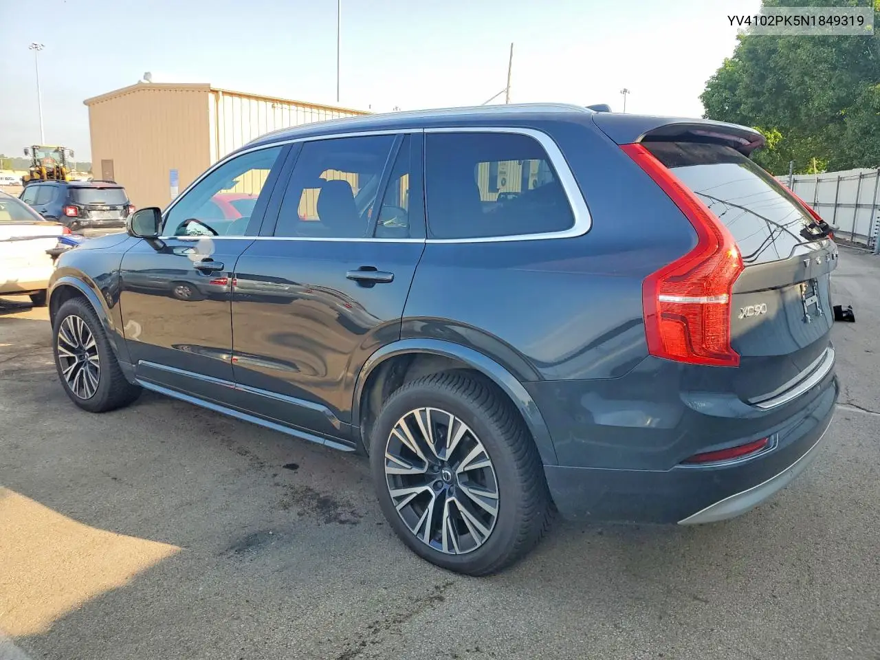 2022 Volvo Xc90 T5 Momentum VIN: YV4102PK5N1849319 Lot: 60045526