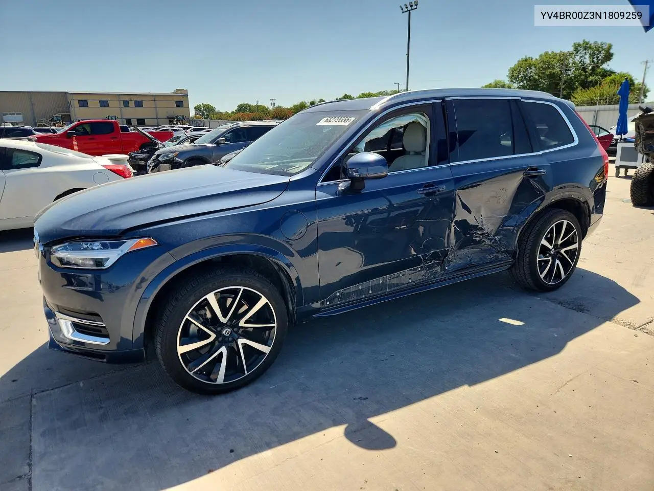 2022 Volvo Xc90 T8 Recharge Inscription Expres VIN: YV4BR00Z3N1809259 Lot: 60279556