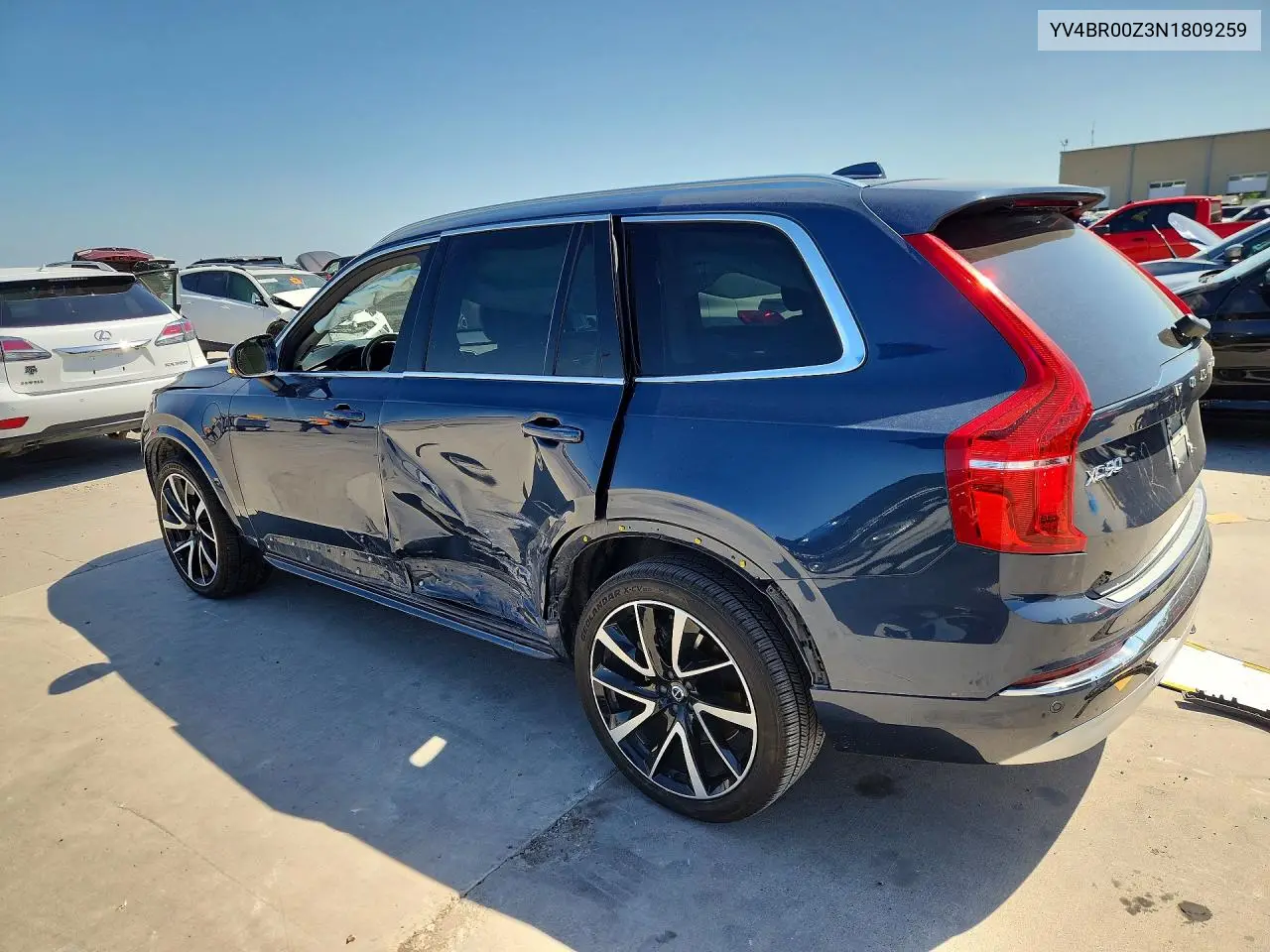 2022 Volvo Xc90 T8 Recharge Inscription Expres VIN: YV4BR00Z3N1809259 Lot: 60279556