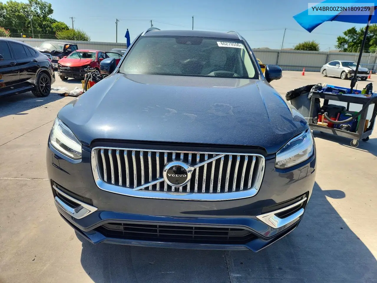 2022 Volvo Xc90 T8 Recharge Inscription Expres VIN: YV4BR00Z3N1809259 Lot: 60279556