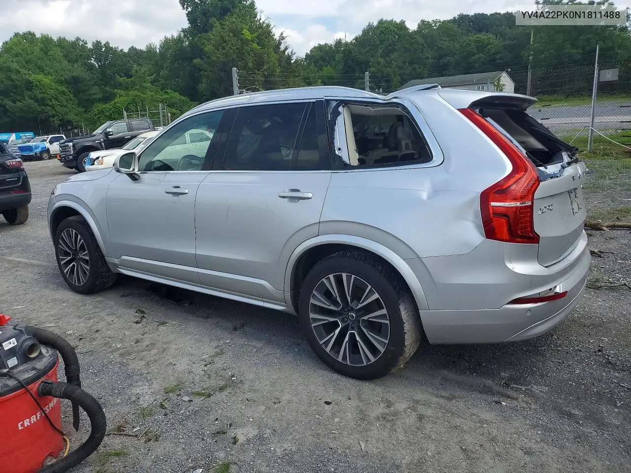 2022 Volvo Xc90 T6 Momentum VIN: YV4A22PK0N1811488 Lot: 60558846
