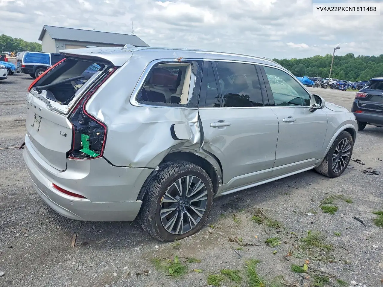 2022 Volvo Xc90 T6 Momentum VIN: YV4A22PK0N1811488 Lot: 60558846