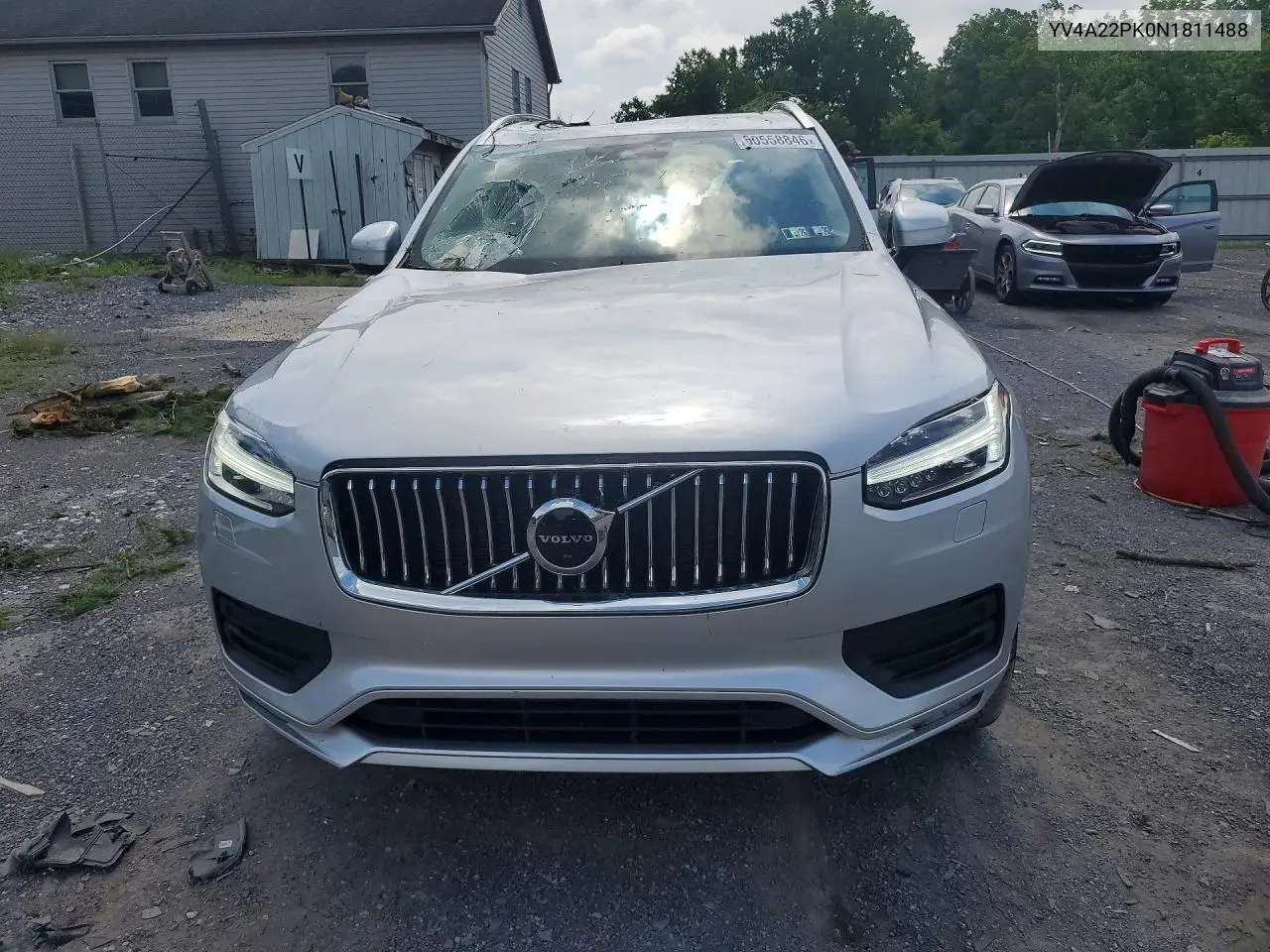 2022 Volvo Xc90 T6 Momentum VIN: YV4A22PK0N1811488 Lot: 60558846