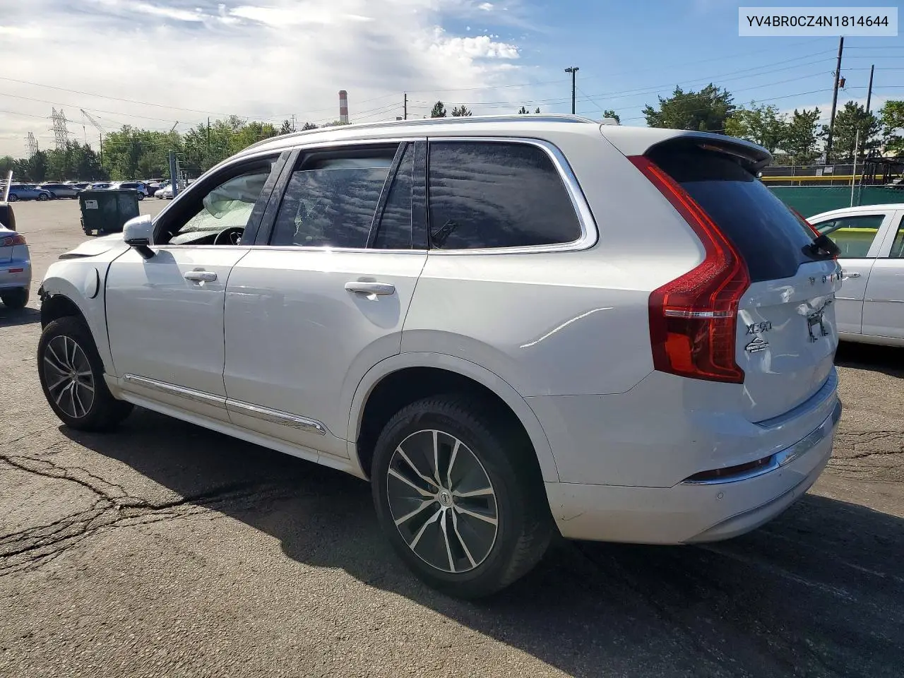 2022 Volvo Xc90 T8 Recharge Inscription Expres VIN: YV4BR0CZ4N1814644 Lot: 60651846