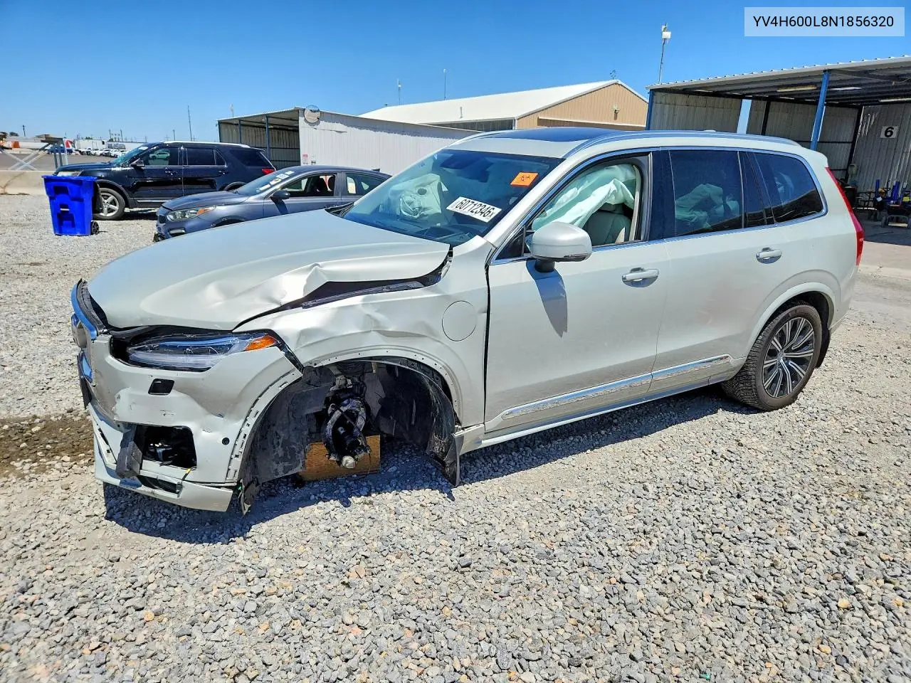 2022 Volvo Xc90 T8 Recharge Inscription VIN: YV4H600L8N1856320 Lot: 60712346