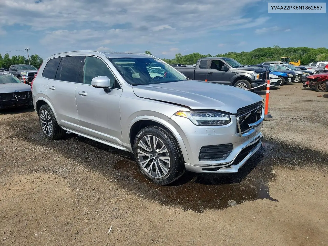 2022 Volvo Xc90 T6 Momentum VIN: YV4A22PK6N1862557 Lot: 60765906