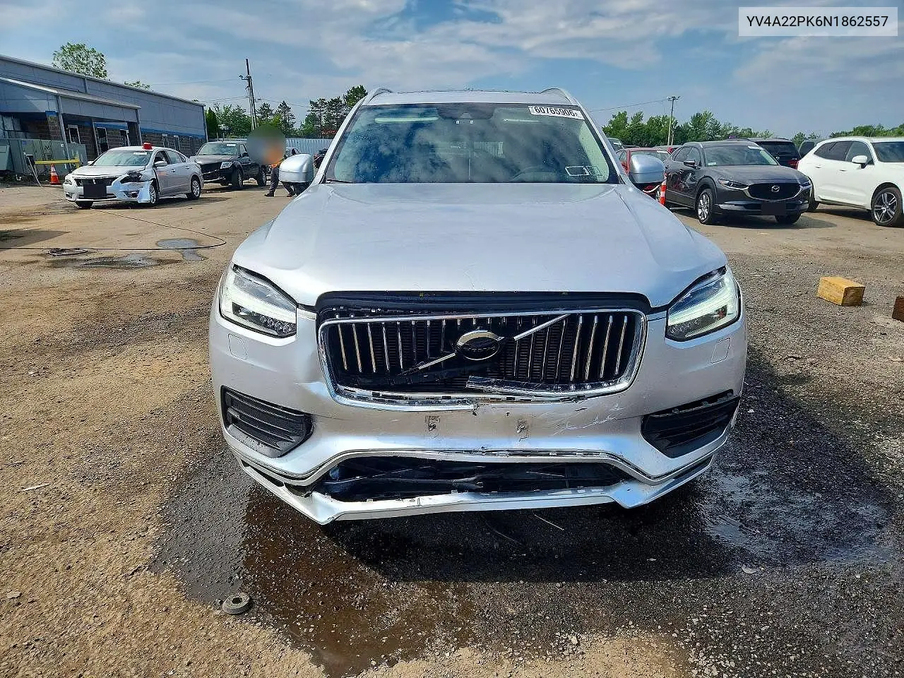 2022 Volvo Xc90 T6 Momentum VIN: YV4A22PK6N1862557 Lot: 60765906