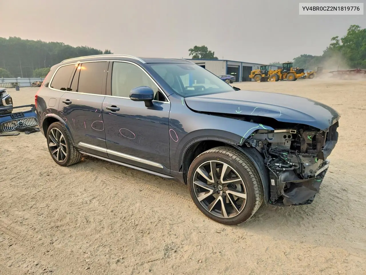 2022 Volvo Xc90 T8 Recharge Inscription Expres VIN: YV4BR0CZ2N1819776 Lot: 60909466