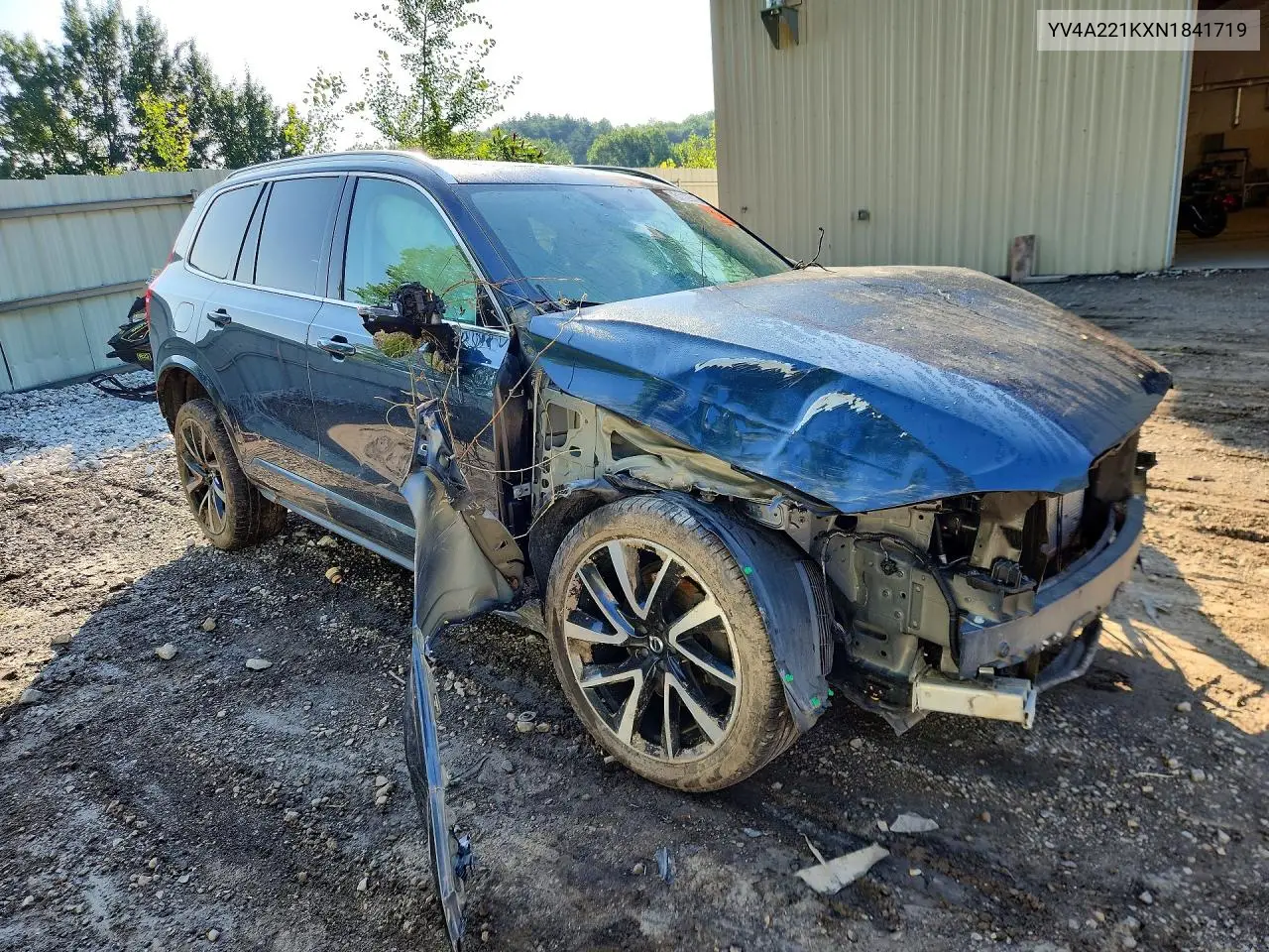 2022 Volvo Xc90 T6 Momentum VIN: YV4A221KXN1841719 Lot: 61122616