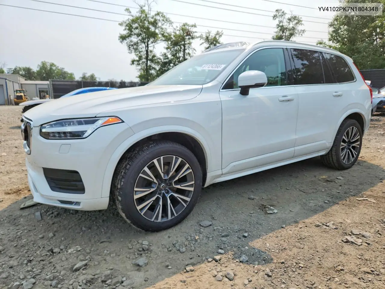 2022 Volvo Xc90 T5 Momentum VIN: YV4102PK7N1804348 Lot: 61124366