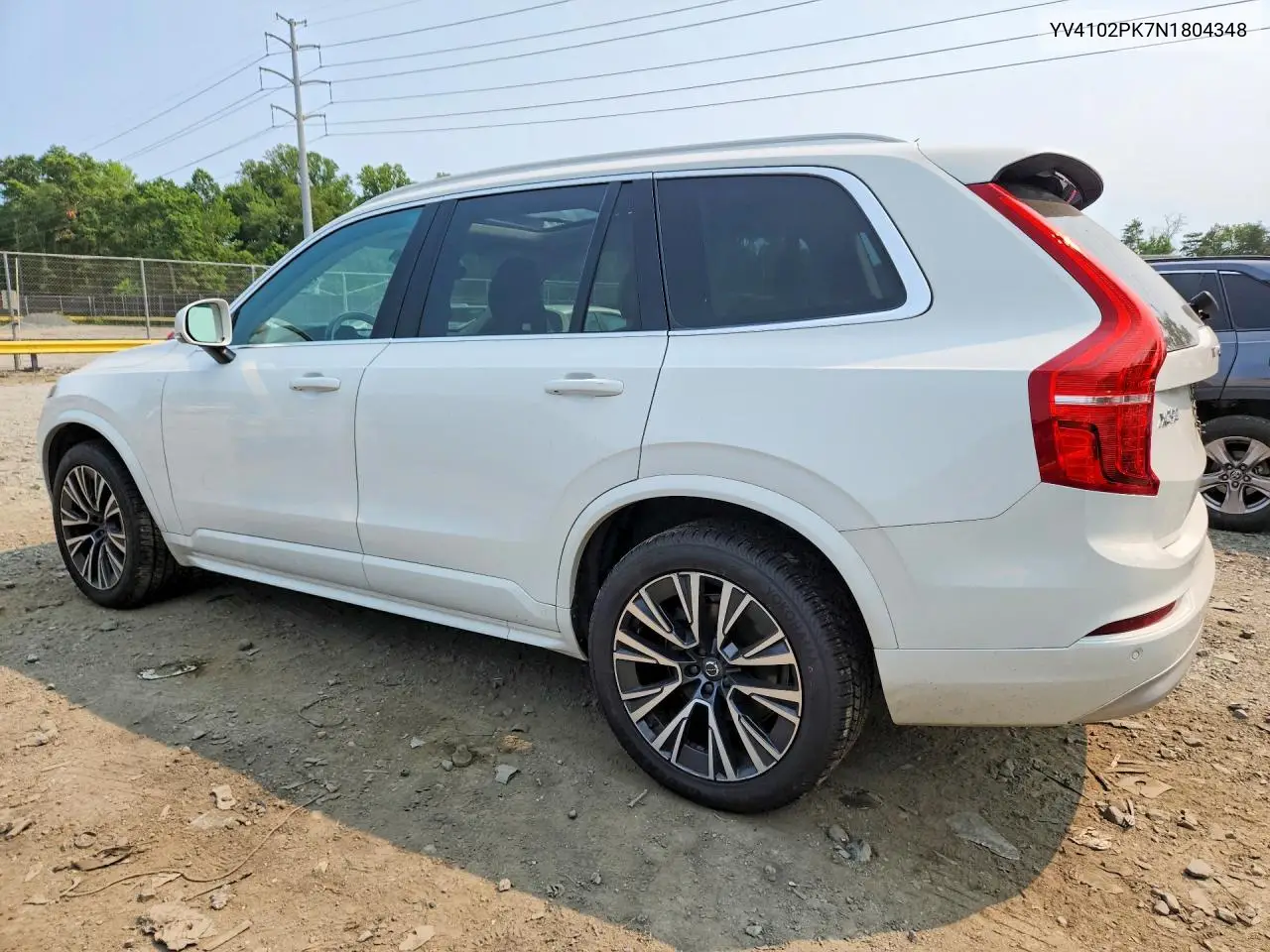 2022 Volvo Xc90 T5 Momentum VIN: YV4102PK7N1804348 Lot: 61124366